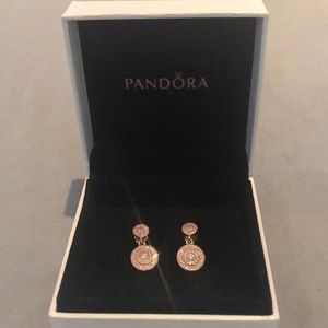 PANDORA Radiant Elegance Earrings- NEW